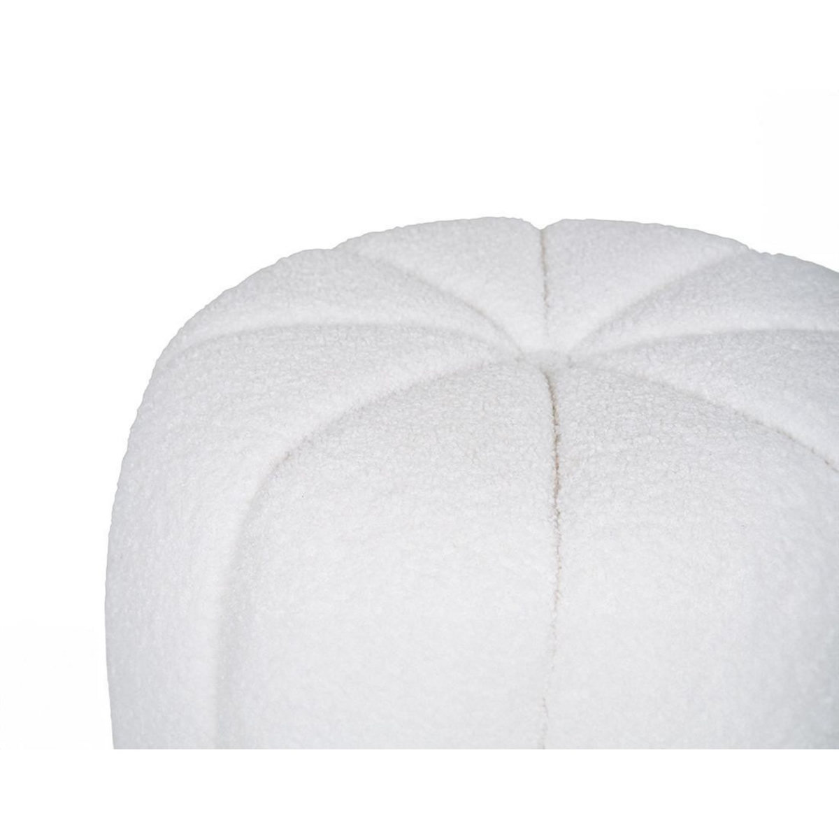 LISA DESIGN Helda - pouf - en tissu bouclette