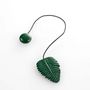 Voir la diapositive 2 : Paris Prix Embrasse de Rideau Aimantée  Zafara  33cm Vert