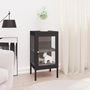 Voir la diapositive 1 : VIDAXL Buffet Noir 38x35x70 cm Acier et verre