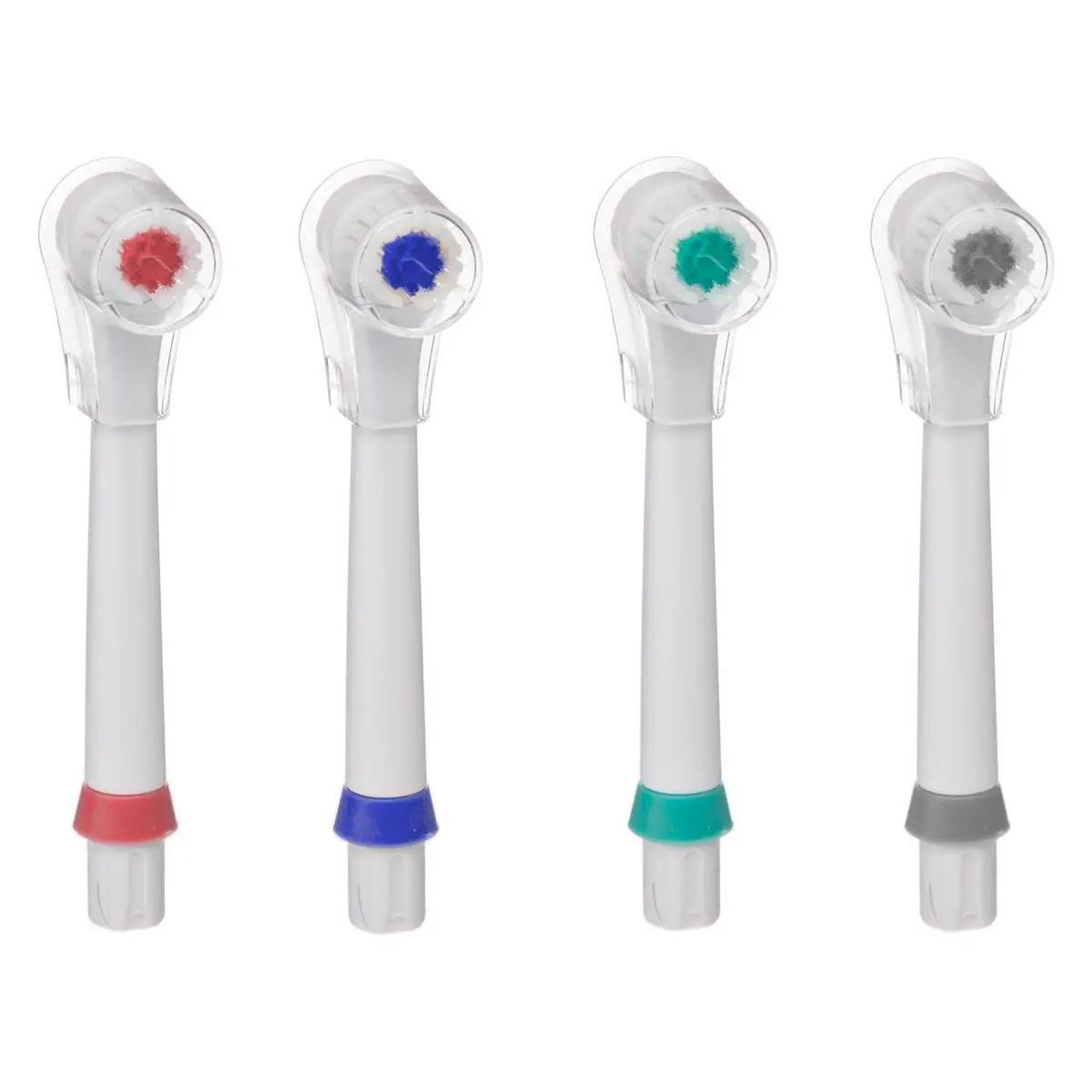 Paris Prix Lot de 4 têtes brosse à dents  électrique  9cm blanc