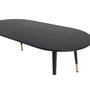 Voir la diapositive 5 : Paris Prix Table Basse Ovale  Dipp  120cm Noir