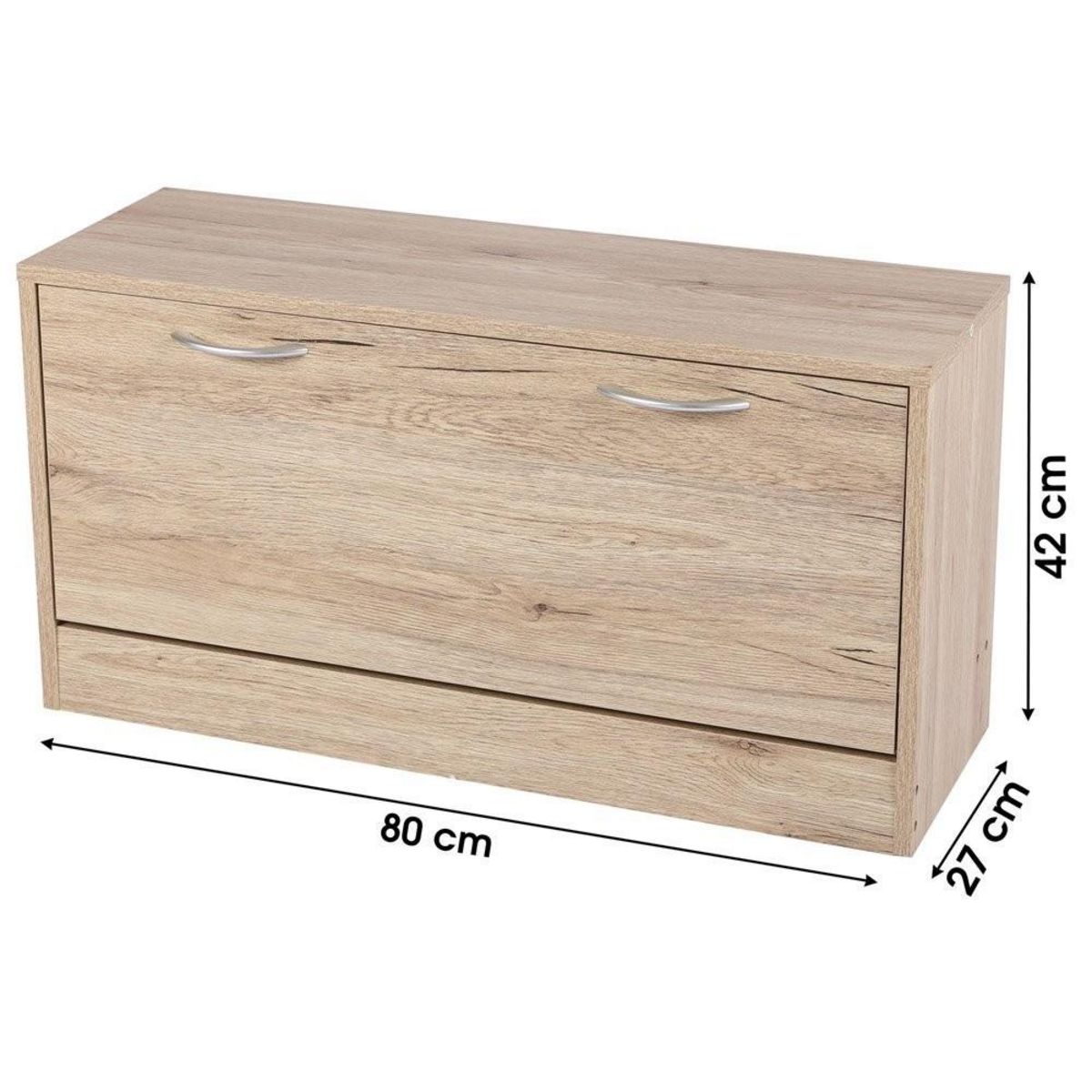 FORNORD Meuble à chaussures 1 porte Pratik