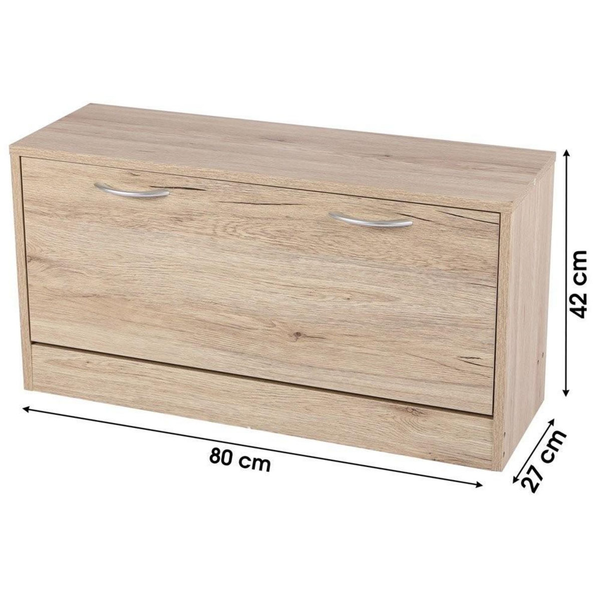 FORNORD Meuble à chaussures 1 porte Pratik