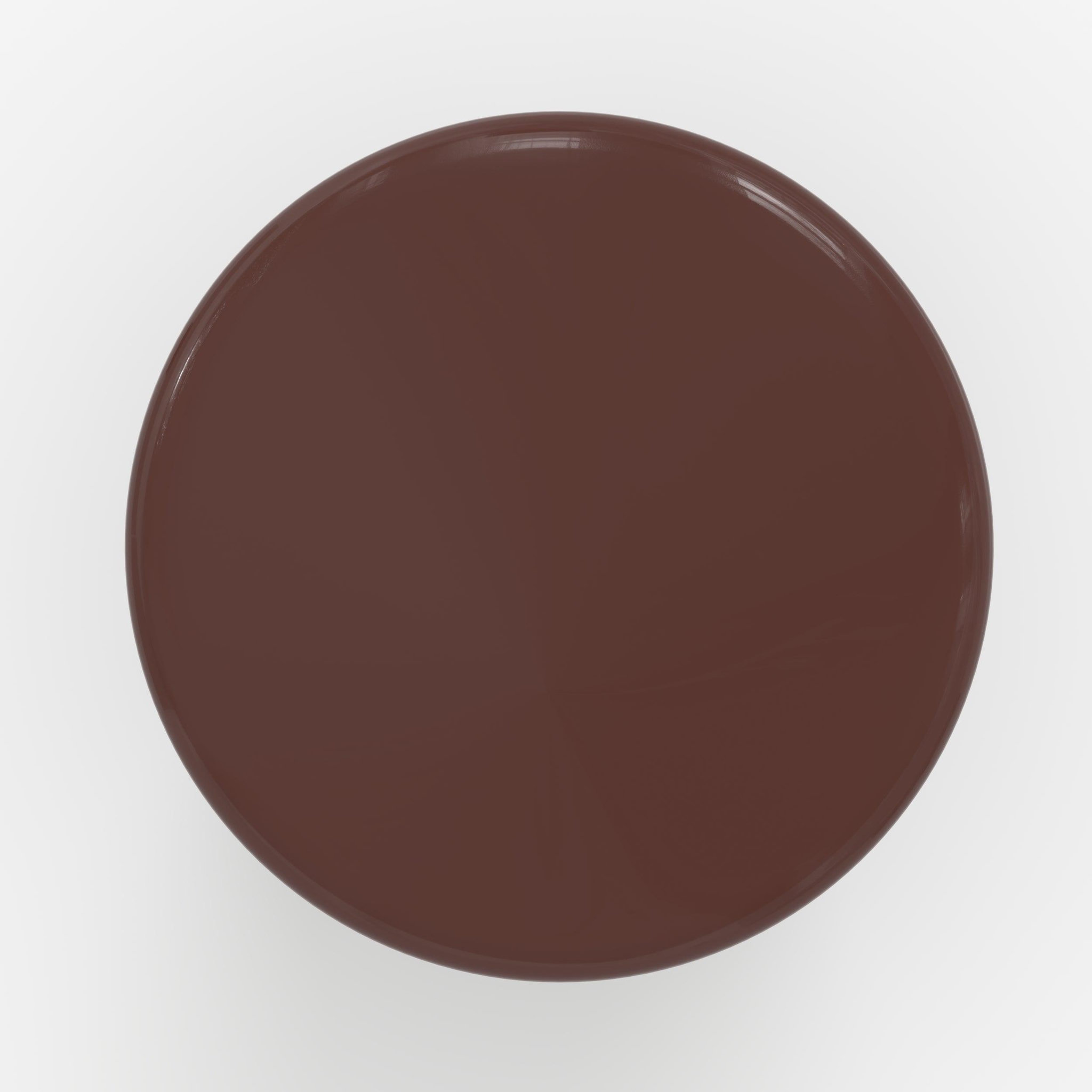Voir la diapositive 3 : MAISON PAVANE Table d'appoint laquée rouge lie de vin, d50 cm-olya
