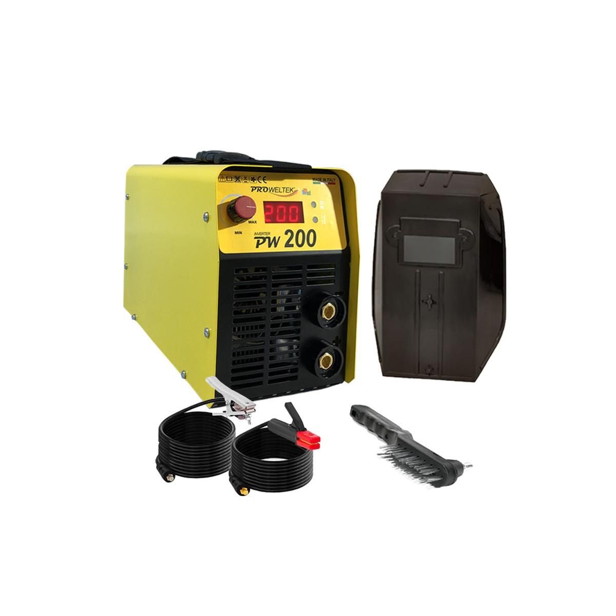 Proweltek Poste à souder Inverter 200A Numérique Soudure Acier Inox Fonte + Mallette Proweltek