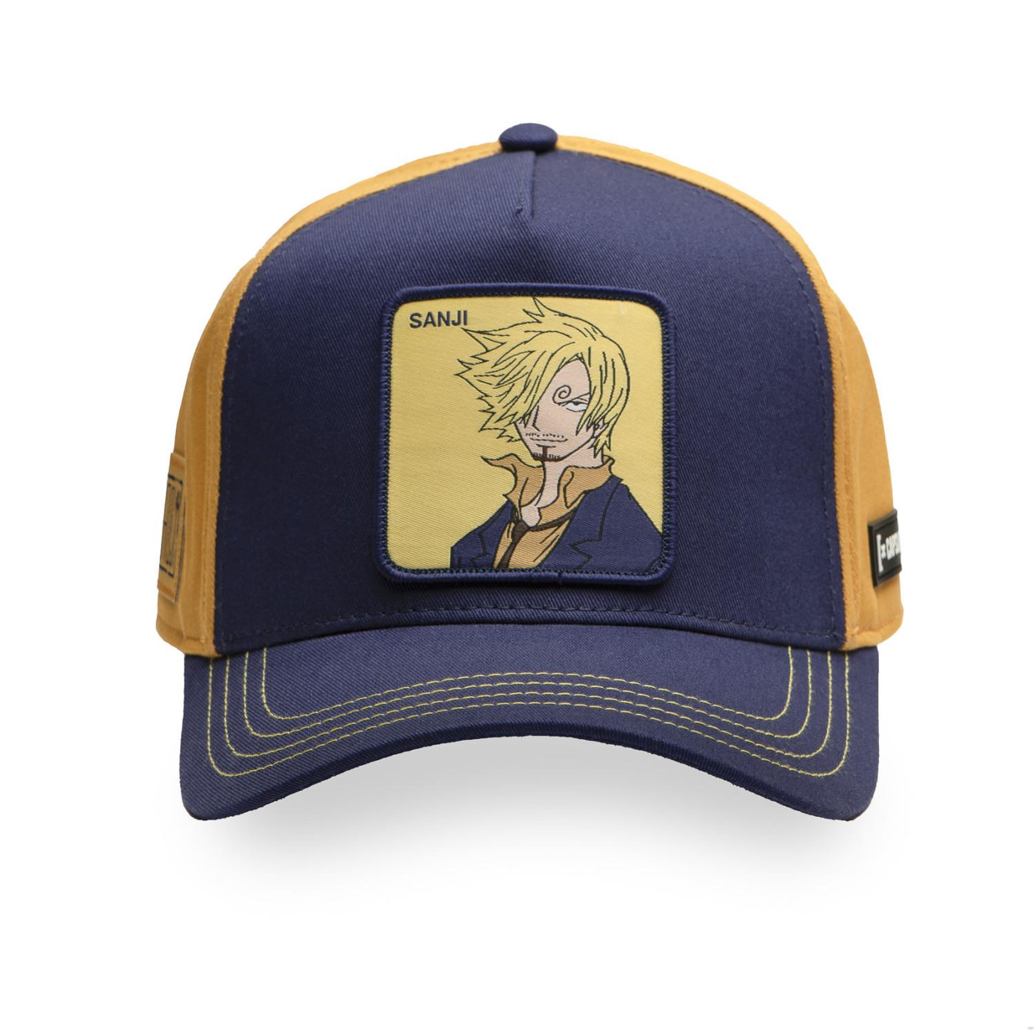 Voir la diapositive 2 : CAPSLAB Casquette trucker avec filet en sergé de coton one piece sanji