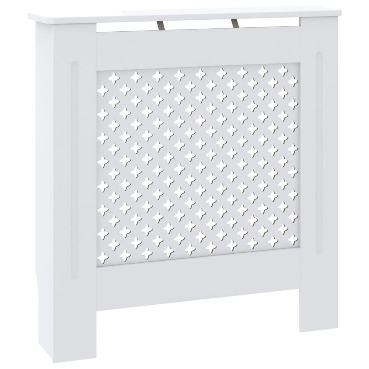 VIDAXL Cache-radiateur MDF Blanc 78 cm