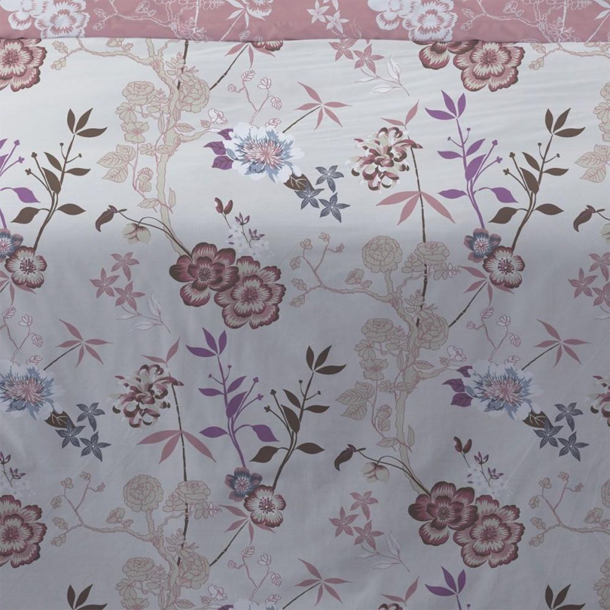 Dourev Housse de couette 240x220 Hana rose + 2 taies