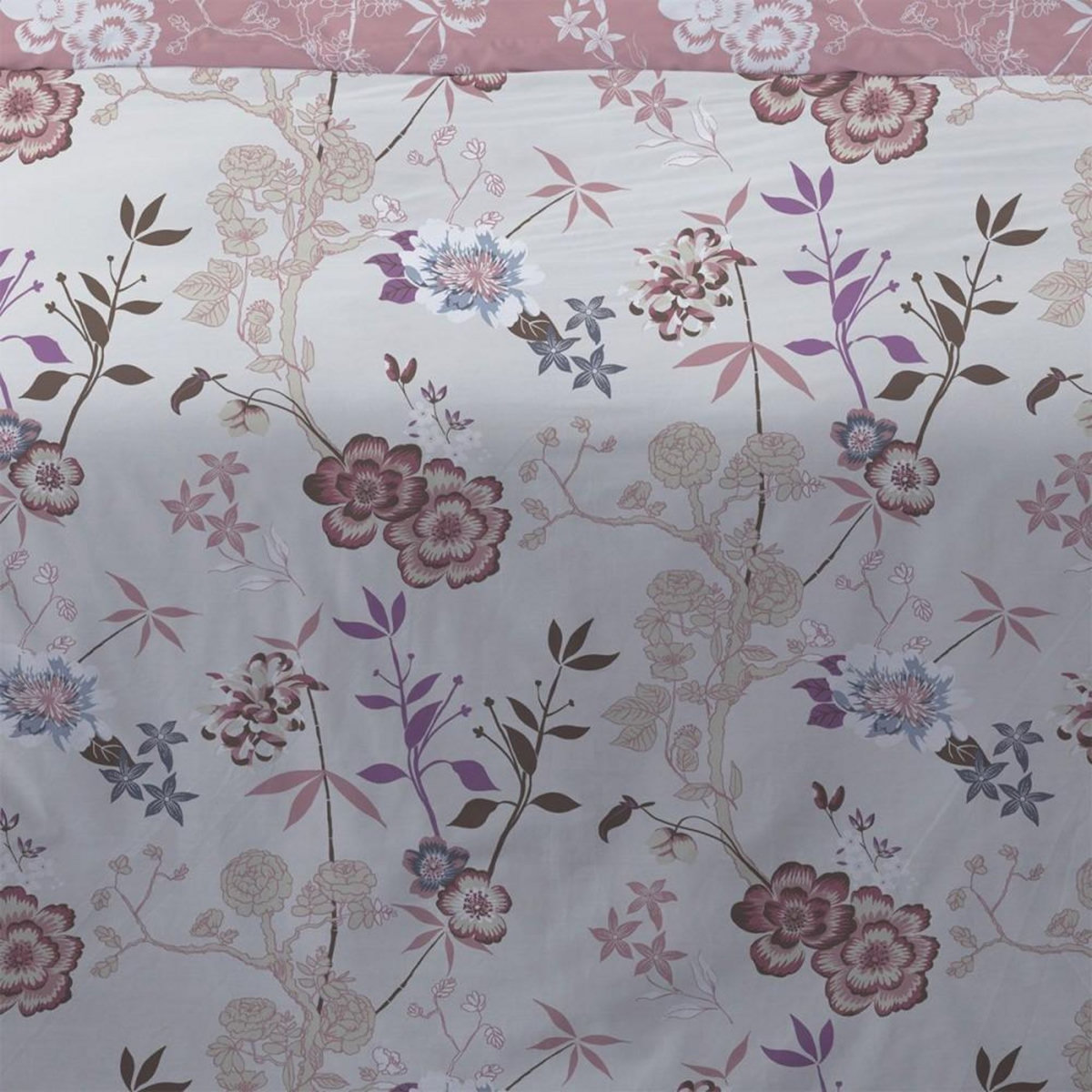 Dourev Housse de couette 240x220 Hana rose + 2 taies