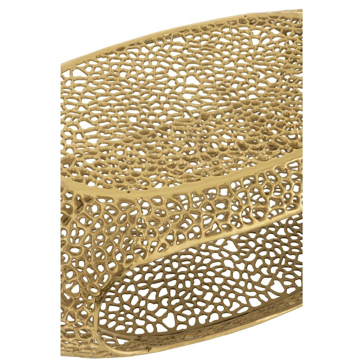 Paris Prix Table Basse en Métal  Cecelia  118cm Doré