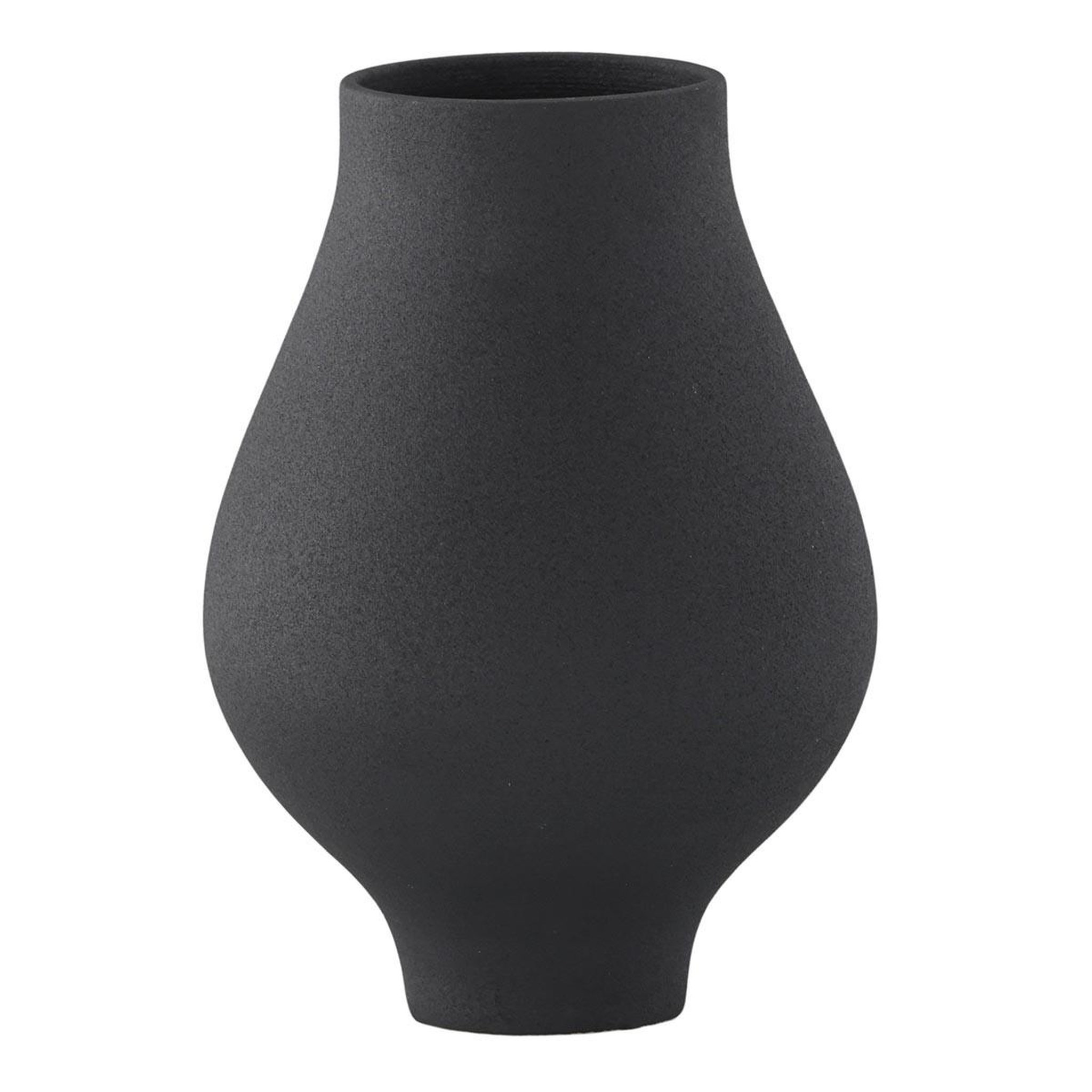 Paris Prix Vase design  rellis  24cm noir