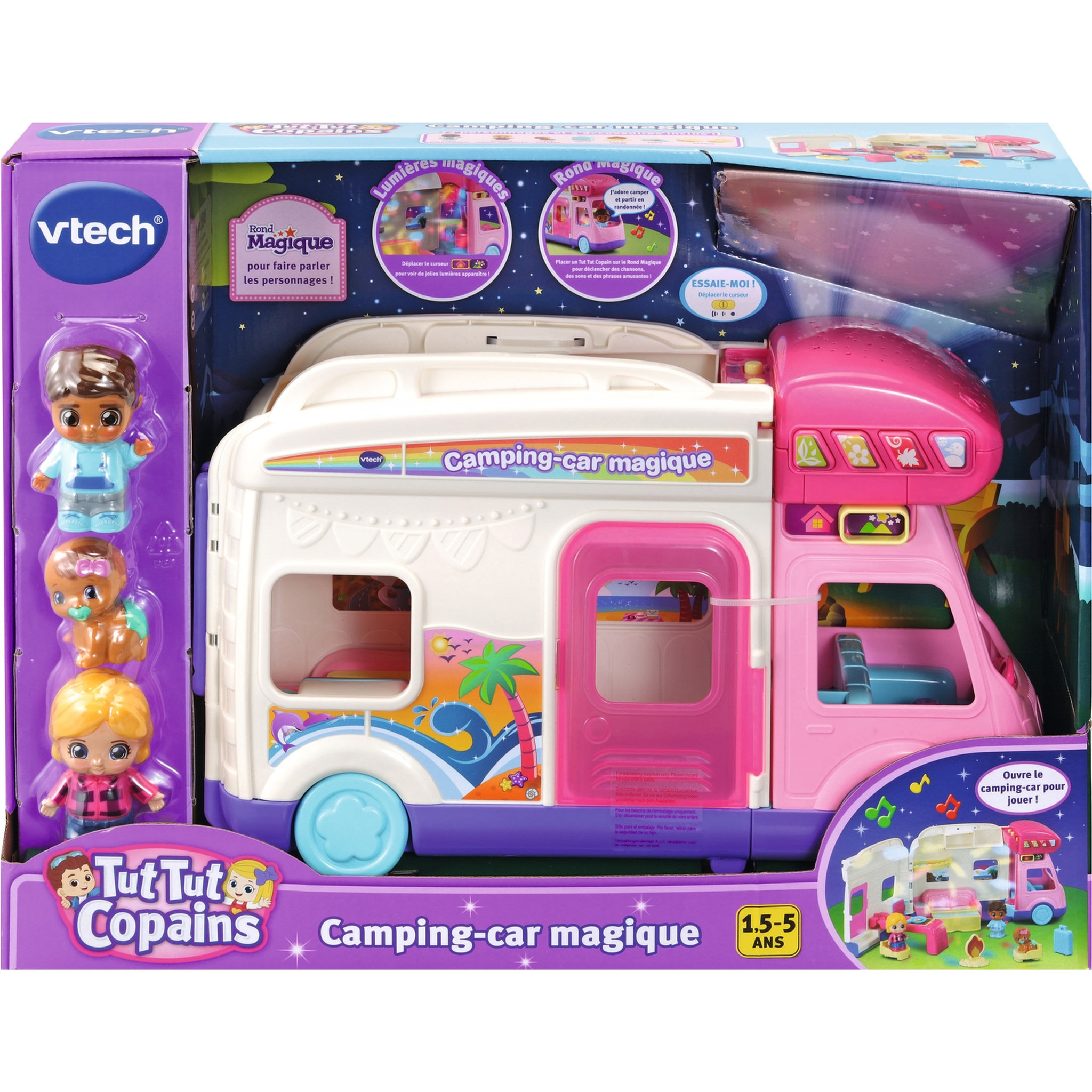 Voir la diapositive 3 : VTECH Tut Tut Copains - Camping car magique