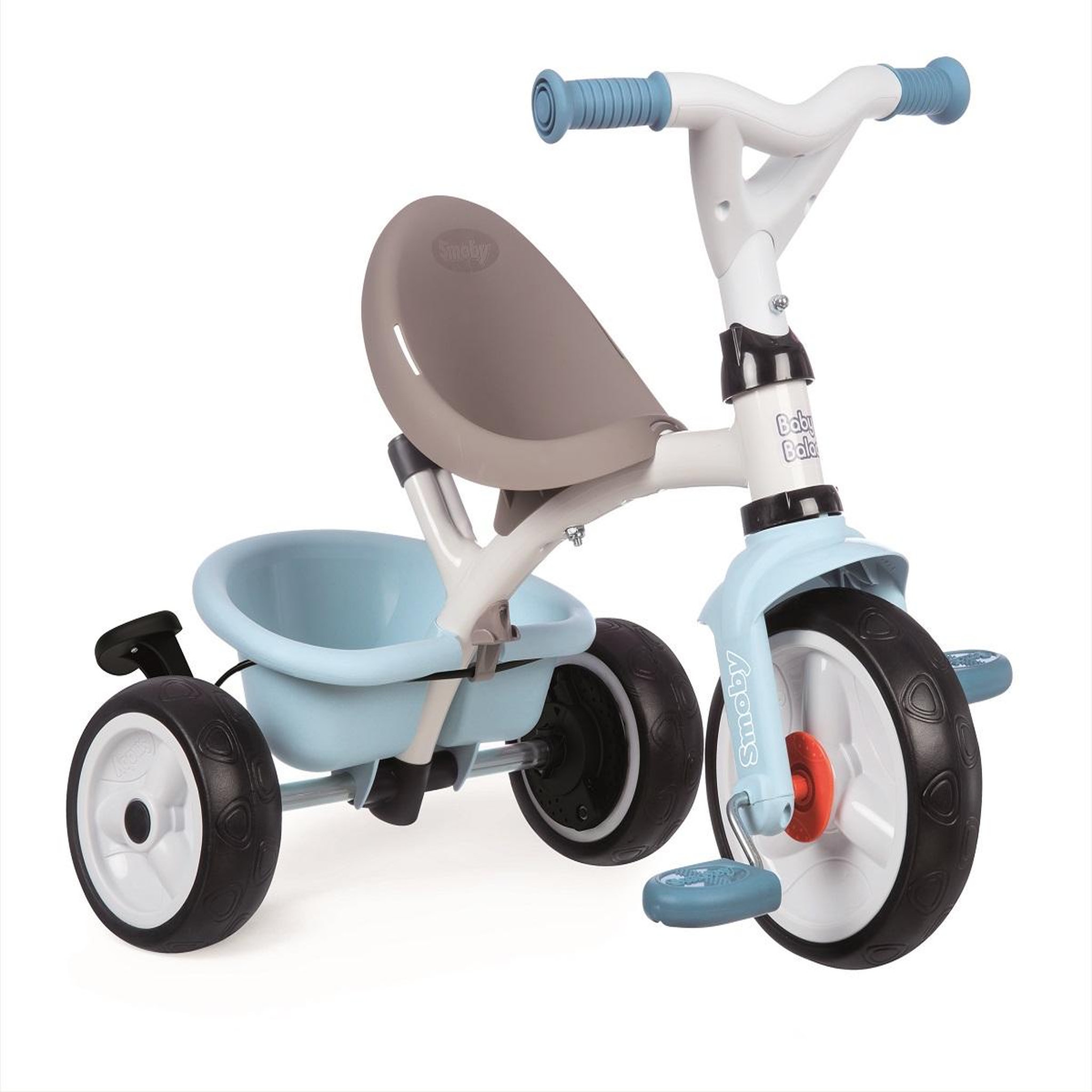 Voir la diapositive 3 : SMOBY Tricycle Baby balade plus bleu 