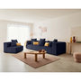 Voir la diapositive 4 : LISA DESIGN Colombine - module d'assise droit - en velours côtelé grosses côtes