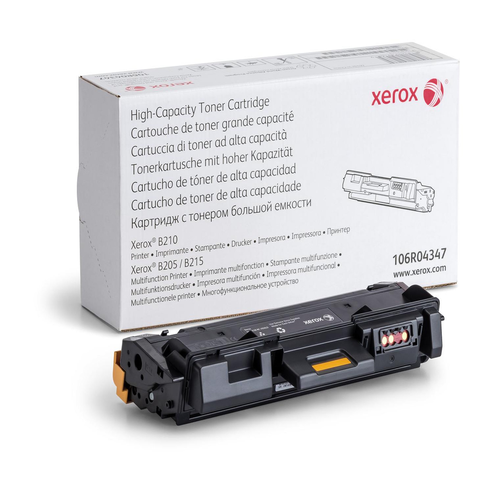Voir la diapositive 2 : Xerox Cartouche de toner Xerox B215 Haute Capacité Noire Originale
