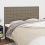 Voir la diapositive 1 : VIDAXL Tetes de lit 4 pcs Taupe 100x5x78/88 cm Tissu