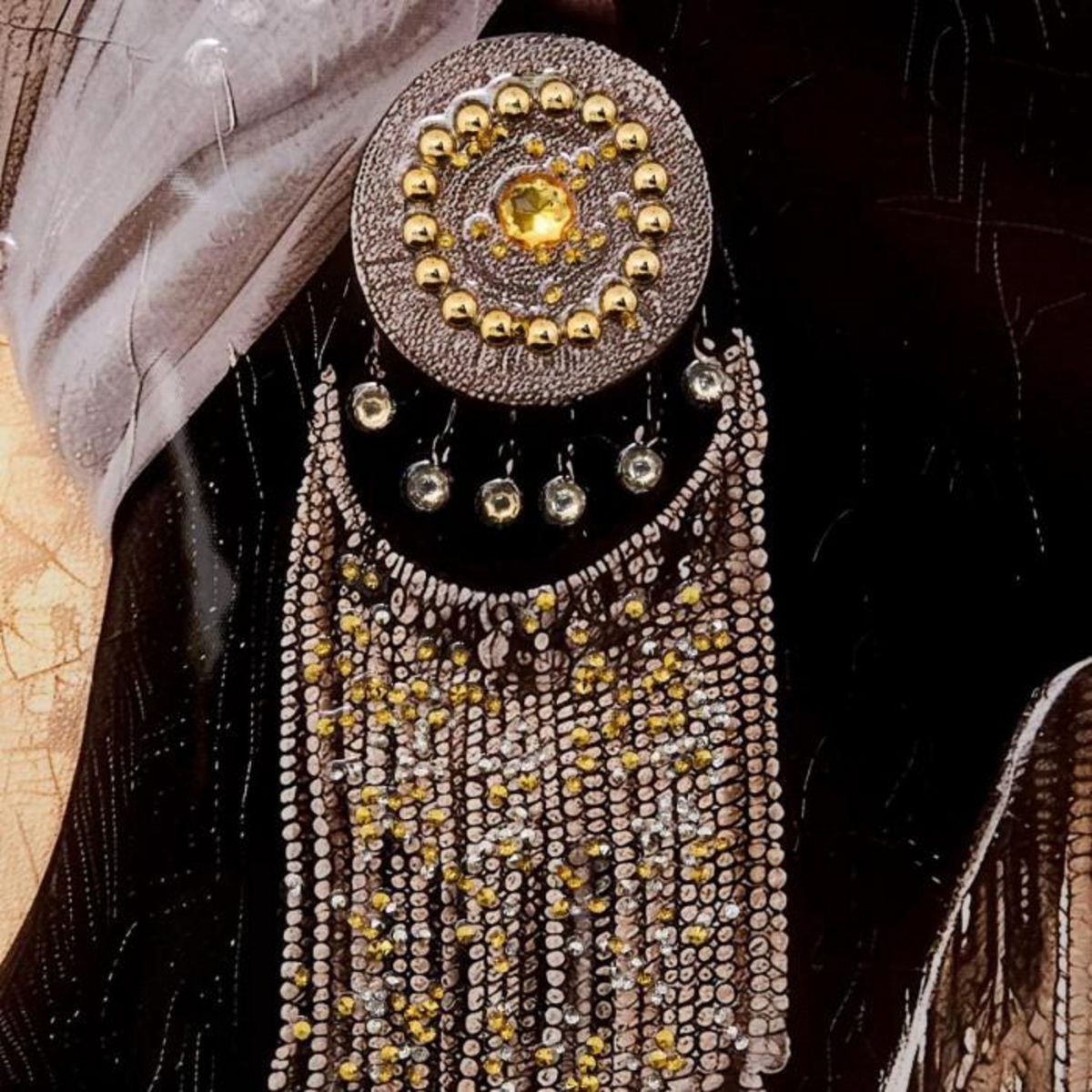 ATMOSPHERA Toile Imprimée Femme  Mercury  60x60cm Doré