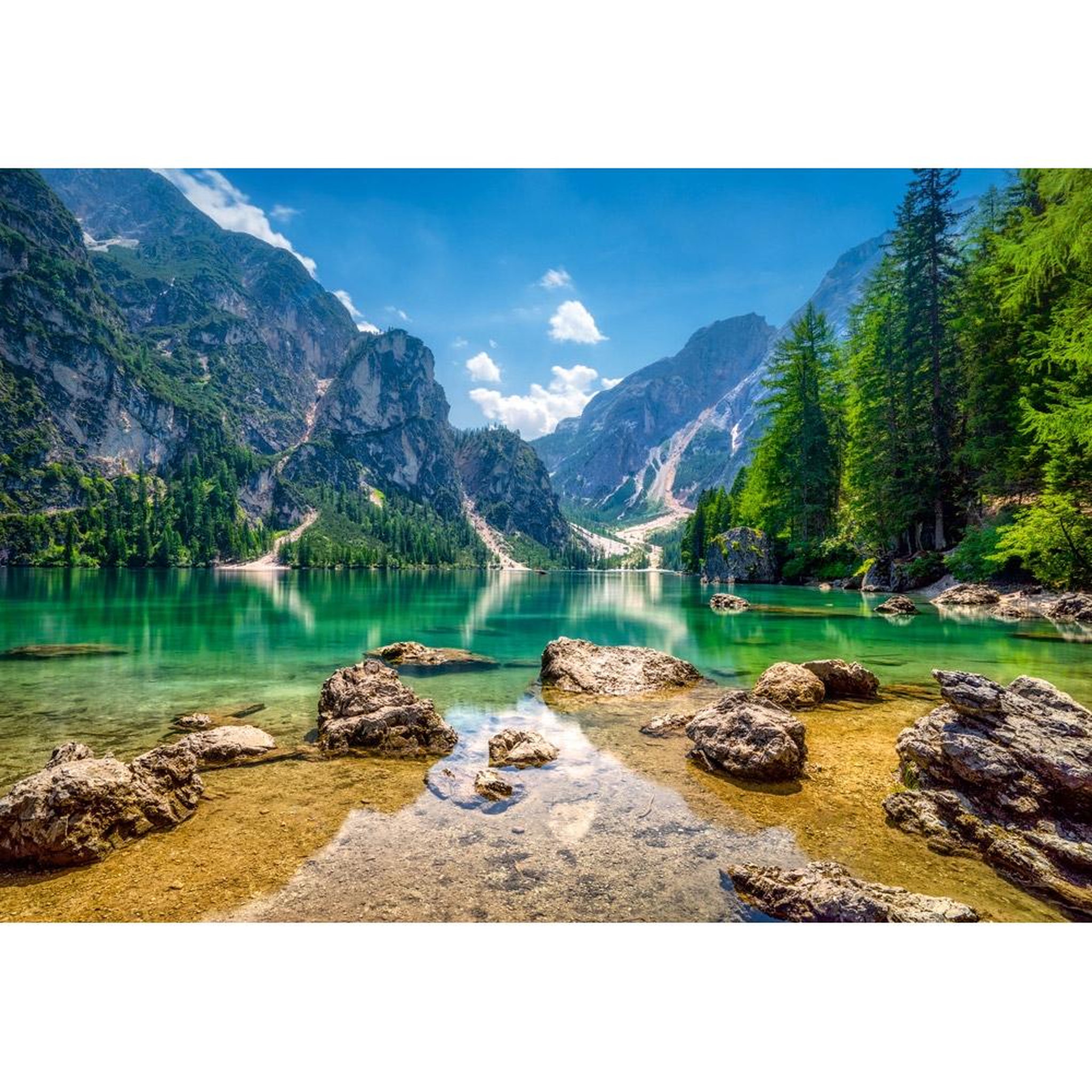Castorland Puzzle 1000 pièces : Lac paradisiaque