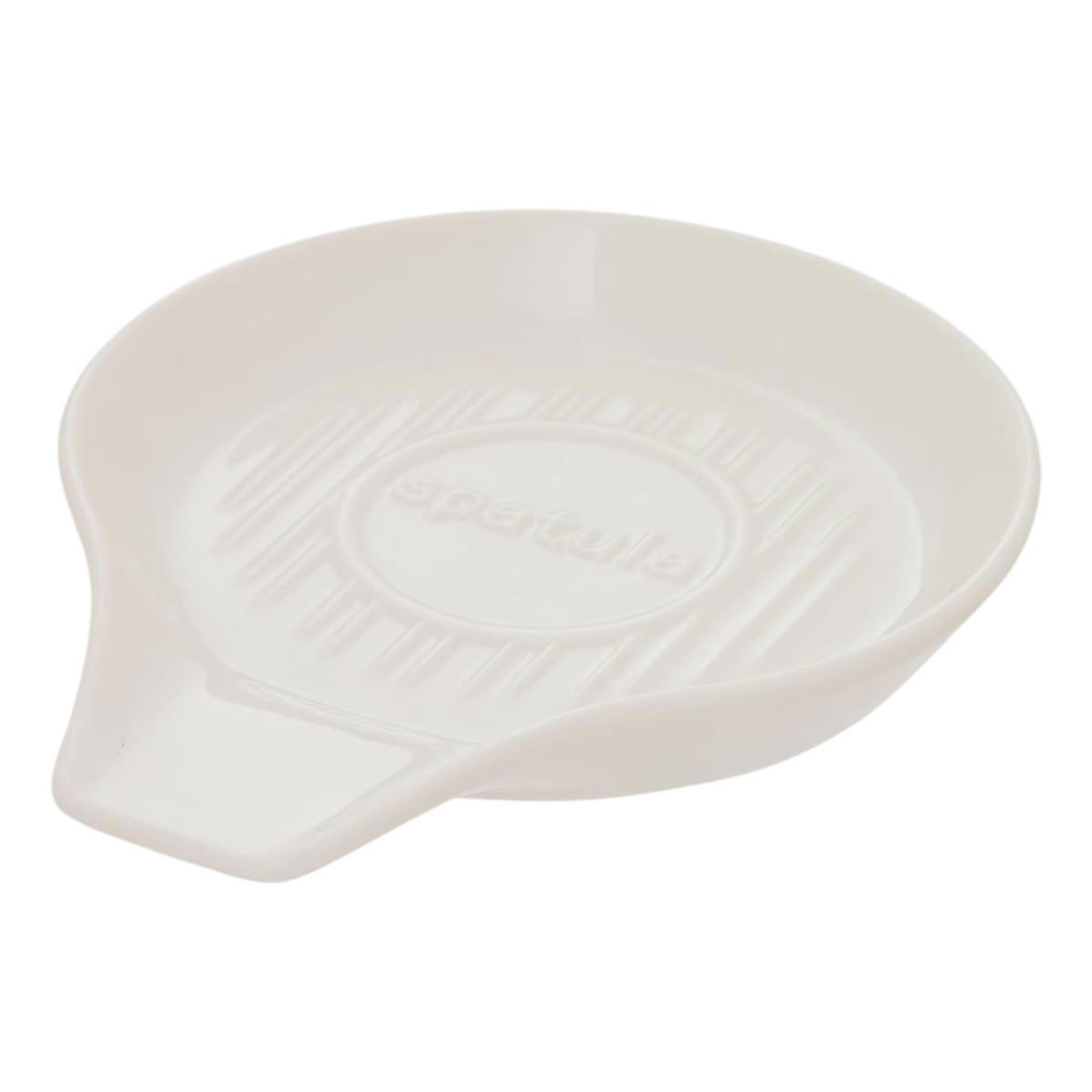 FIVE Repose cuillère en céramique  monty  15cm blanc