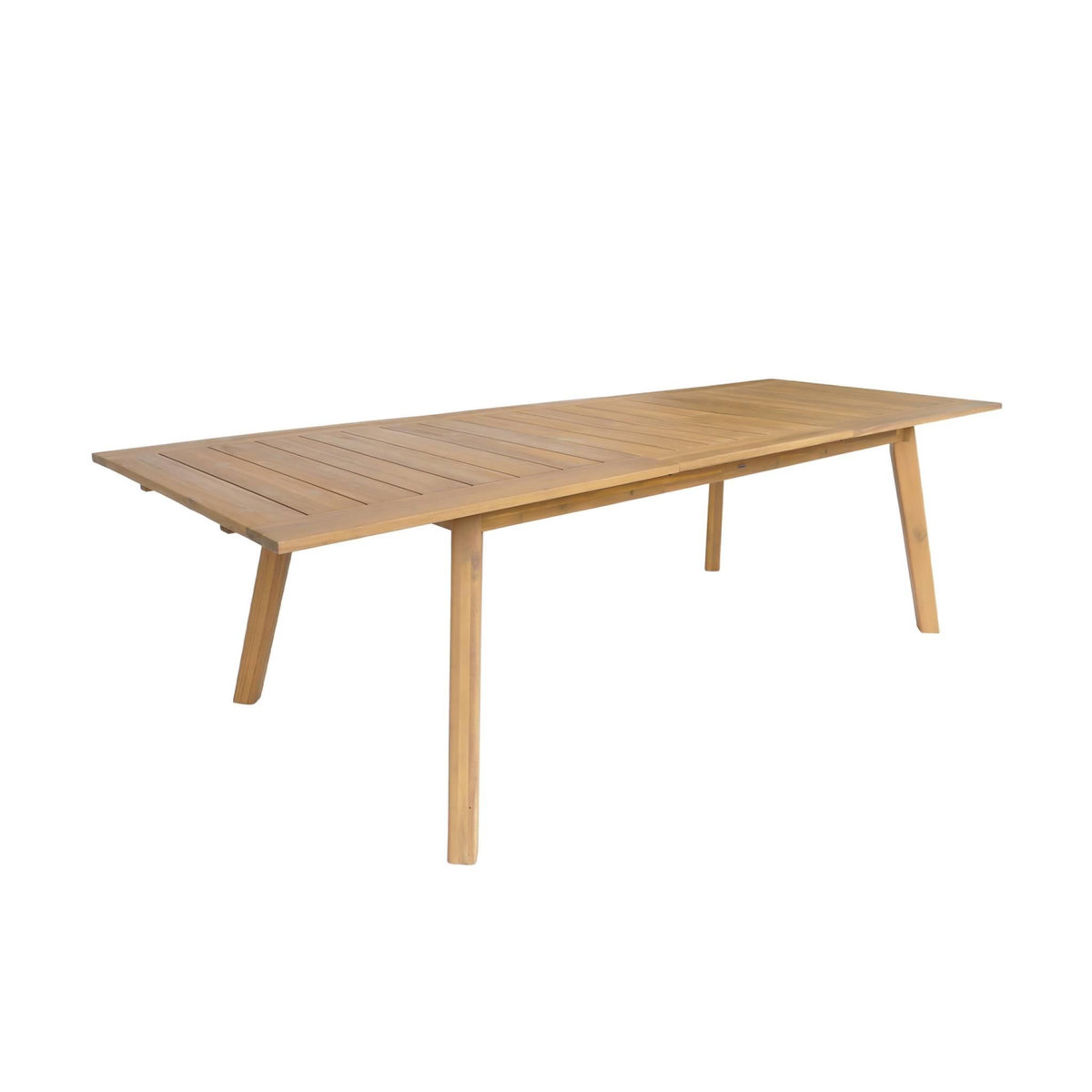 SWEEEK Table de jardin PALENA en bois d'acacia. 10 places. 275 x 100 x 75 cm