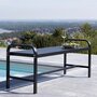 Voir la diapositive 5 : Paris Prix Banc de Jardin Design  Cascais  125cm Noir