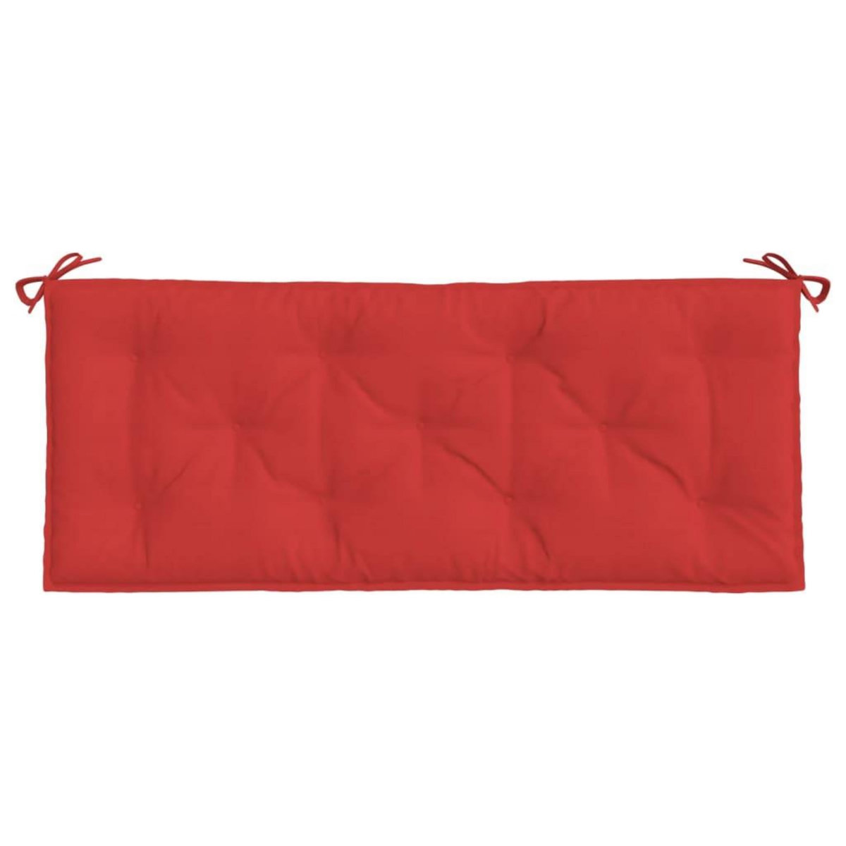VIDAXL Coussin de banc de jardin rouge 120x50x7 cm tissu oxford