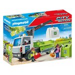 PLAYMOBIL 71431 Camion-grue de recyclage de verre