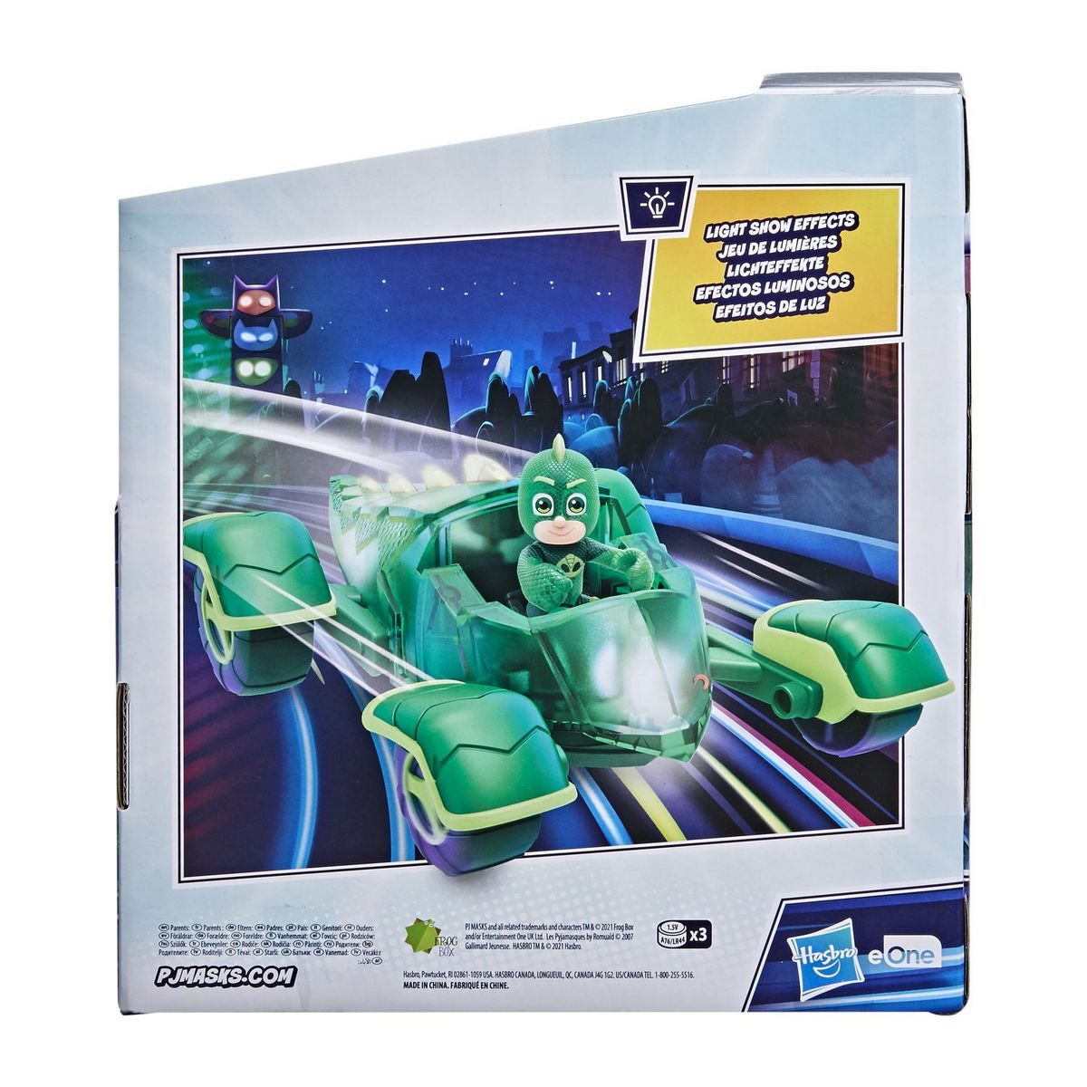 HASBRO Les Pyjamasques - Voitures lumineuses - vert