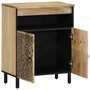 Voir la diapositive 4 : VIDAXL Armoire laterale 60x33x75 cm bois massif de manguier