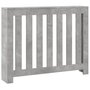 Voir la diapositive 2 : VIDAXL Cache-radiateur gris beton 104x20x82 cm bois d'ingenierie