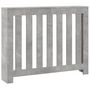 Voir la diapositive 2 : VIDAXL Cache-radiateur gris beton 104x20x82 cm bois d'ingenierie
