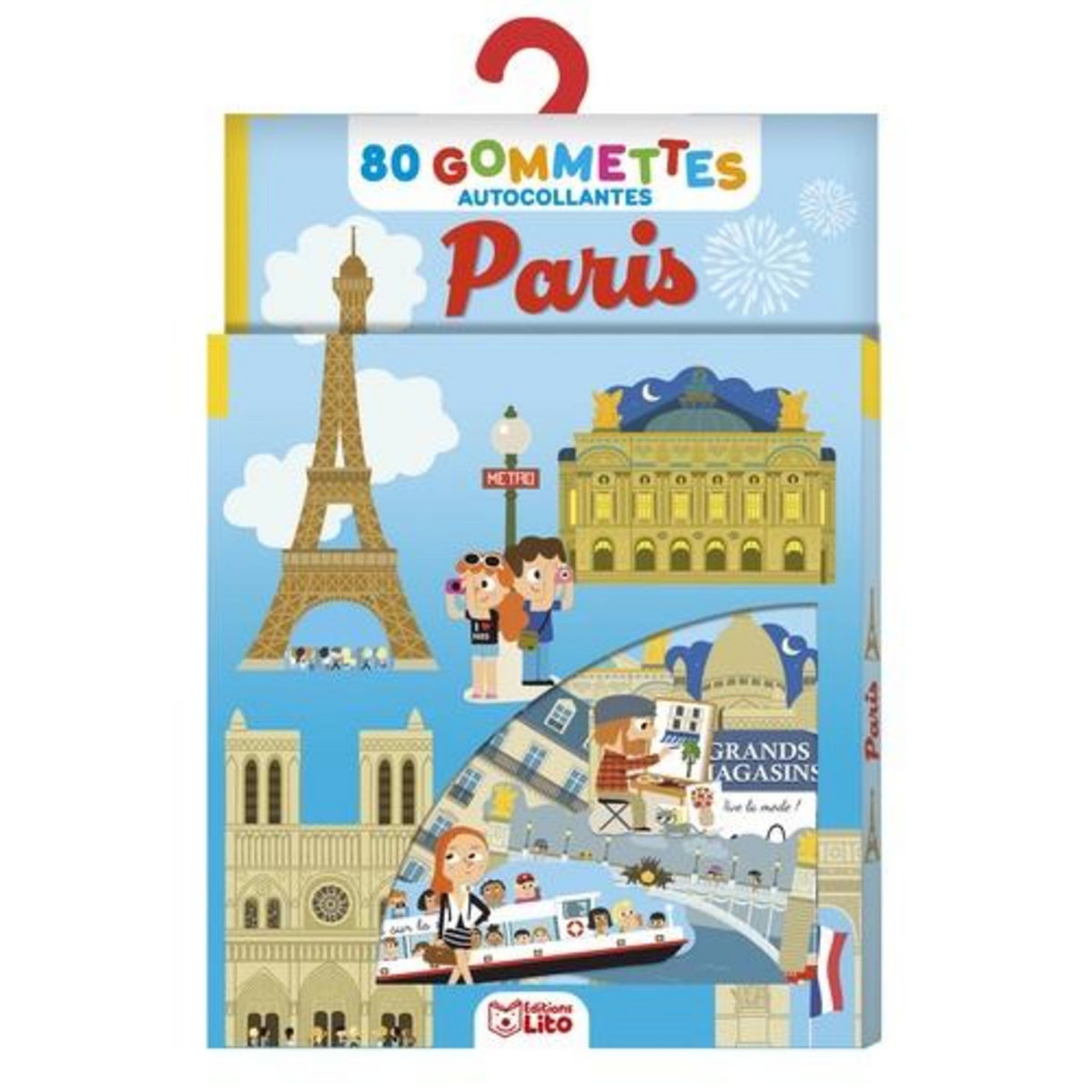 PARIS. 80 GOMMETTES AUTOCOLLANTES, Deheeger Jean-Sébastien