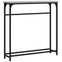 Voir la diapositive 2 : VIDAXL Table console sonoma gris 75x19,5x75 cm bois d'ingenierie