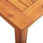 Voir la diapositive 5 : VIDAXL Table de jardin 215x90x74 cm Bois d'acacia massif