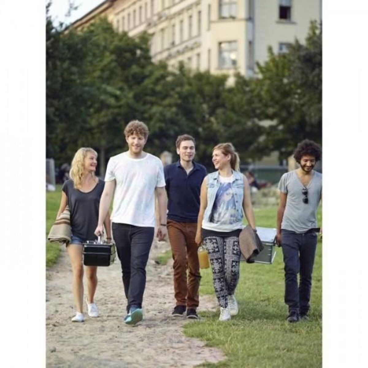 AAAAA Barbecue a gaz - WEBER - Go-Anywhere - Cuve et couvercle en acier émaillé - Brûleur inox