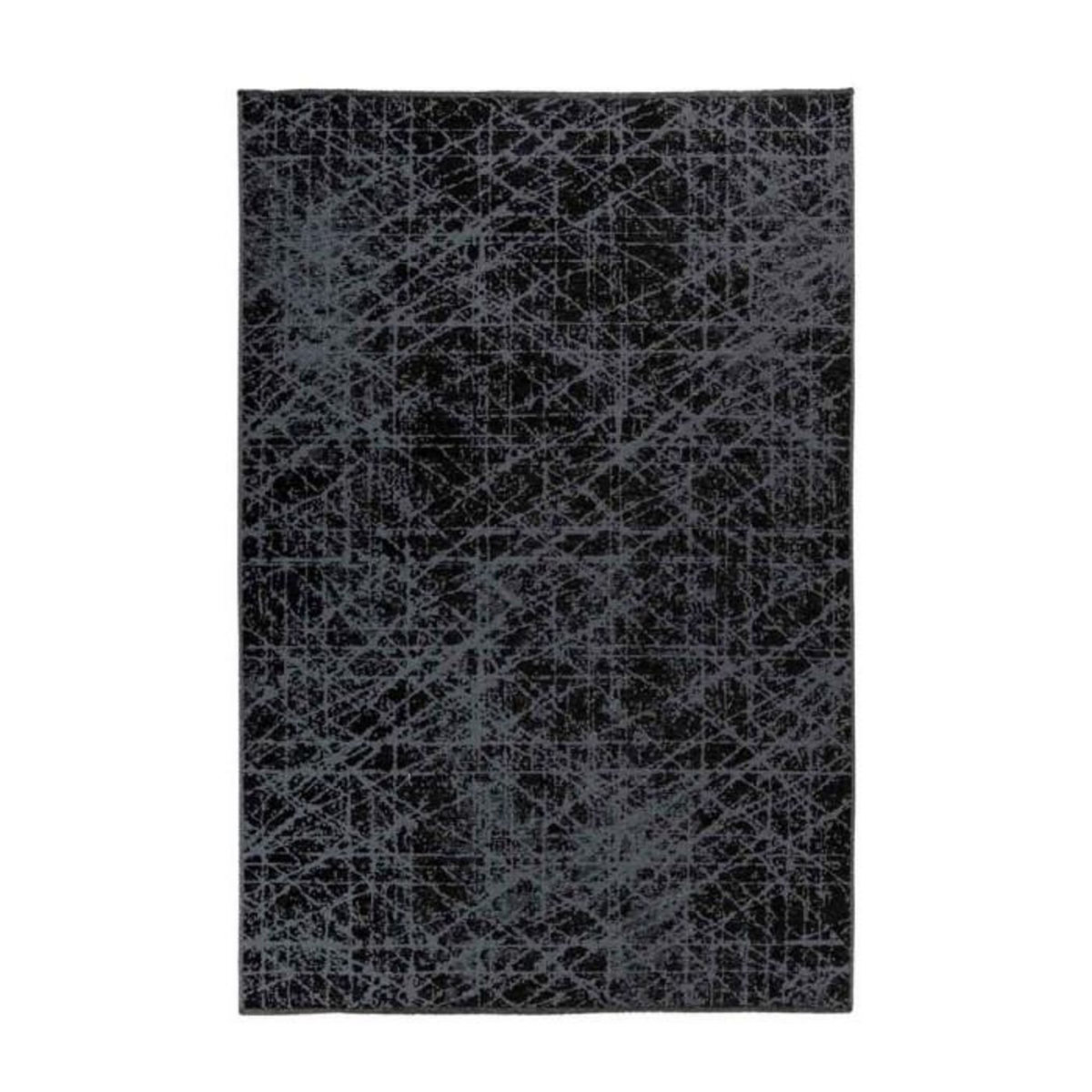 Paris Prix Tapis Tissé à Poils Courts Vintage  Kalevi  Gris