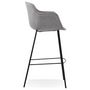 Voir la diapositive 3 : Paris Prix Tabouret de Bar Design  Largesa  107cm Gris