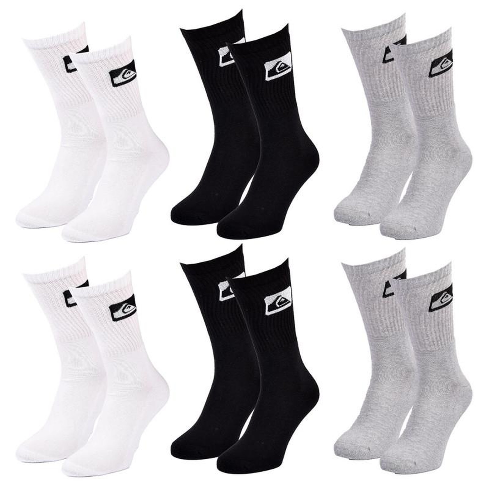 Voir la diapositive 2 : QUIKSILVER Chaussettes QUIKSILVER CUSHIONED CREW