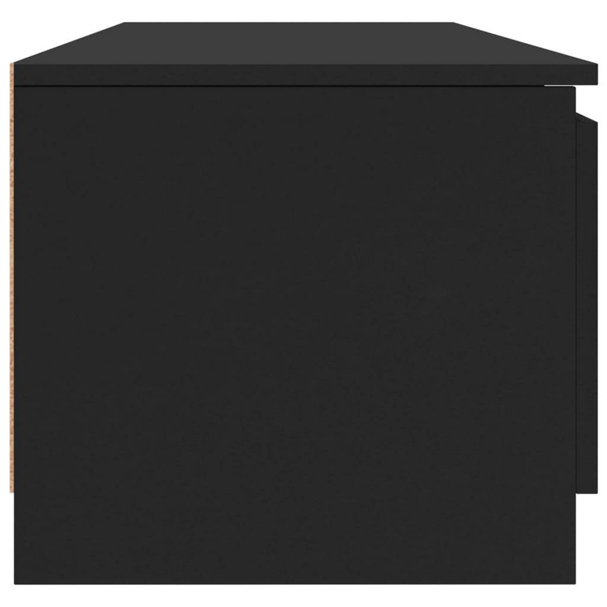 VIDAXL Meuble TV Noir 140x40x35,5 cm Bois d'ingenierie