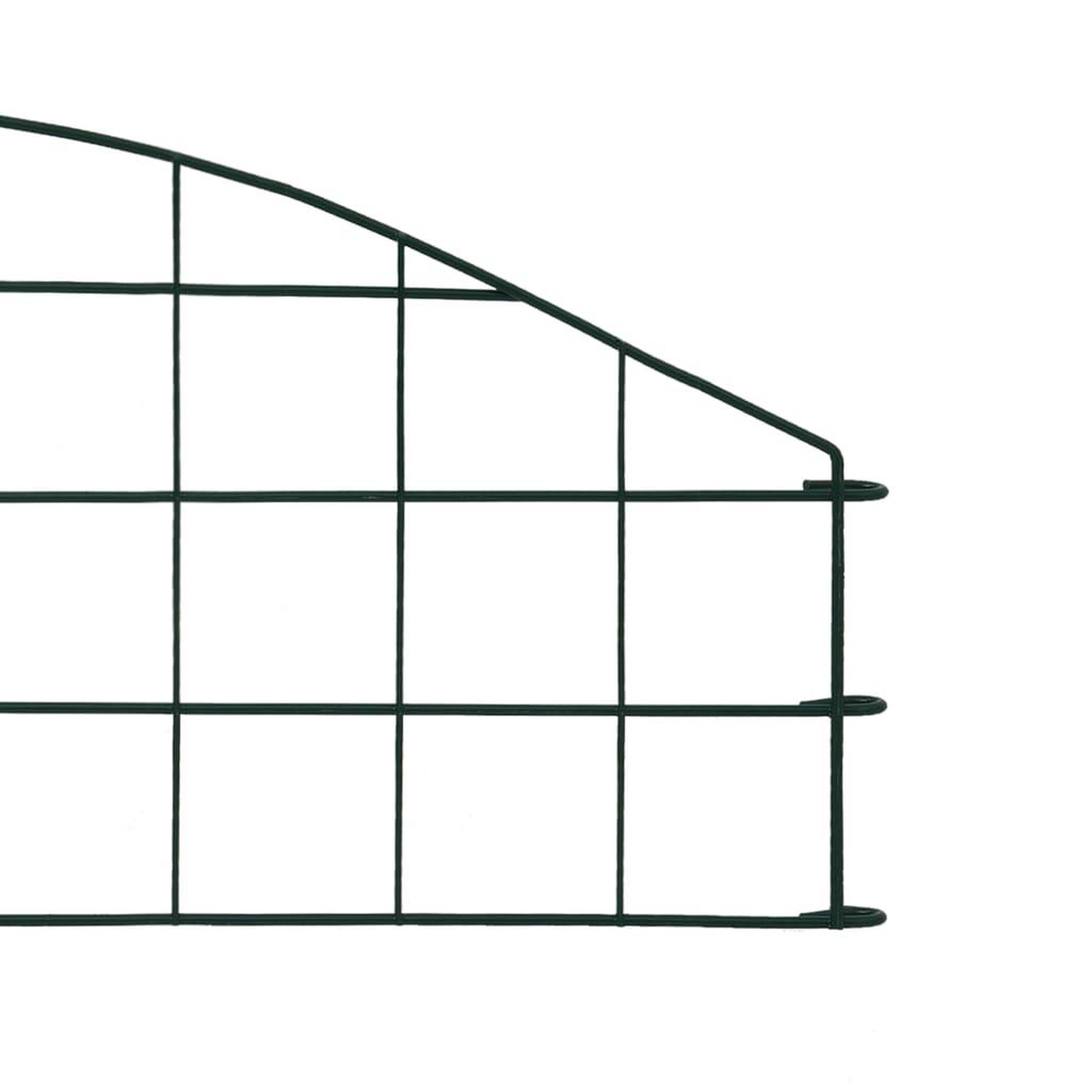 Voir la diapositive 4 : VIDAXL Ensemble de cloture de jardin arquee 77,3x26 cm vert