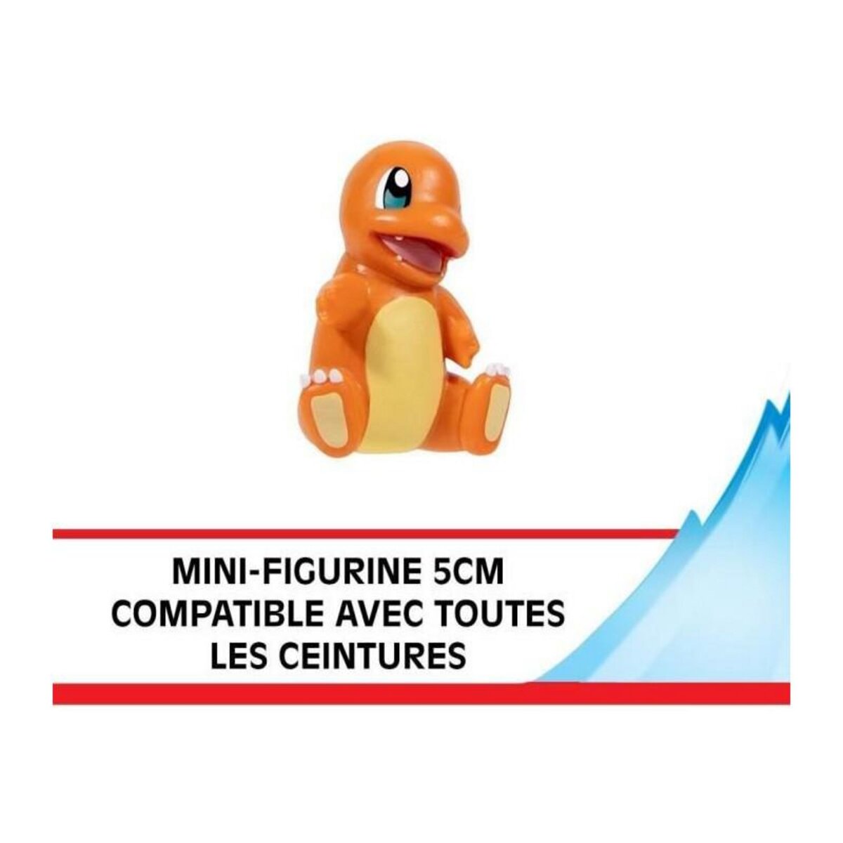 BANDAI Ceinture - BANDAI - Pokémon Clip ‘N' Go - 1 ceinture, 2 Poké Balls et 1 figurine Salameche 5 cm