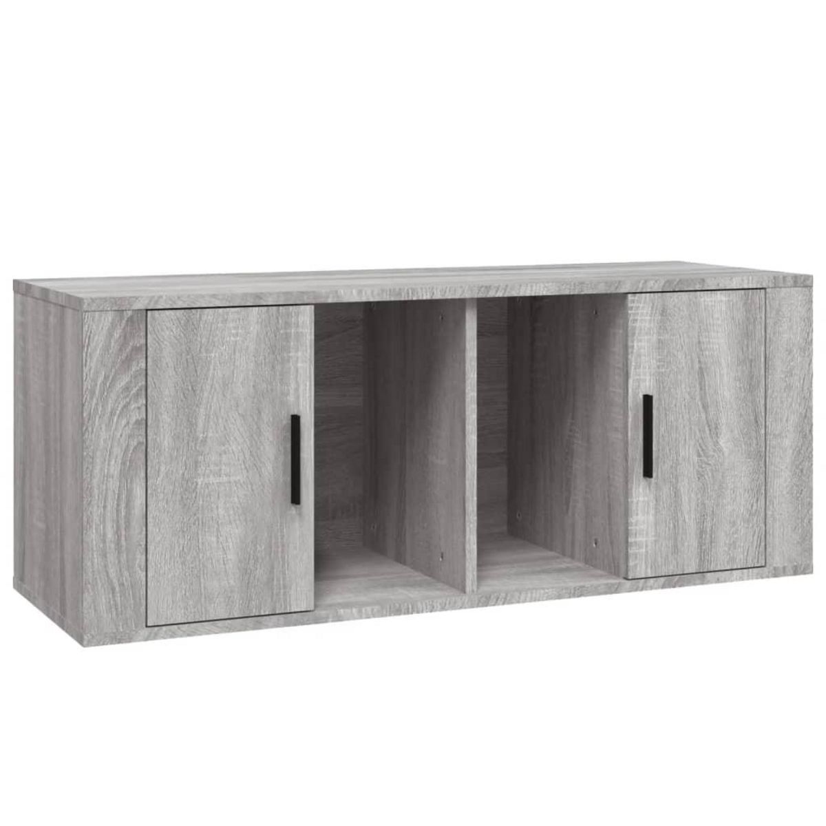 VIDAXL Meuble TV Sonoma gris 100x35x40 cm Bois d'ingenierie