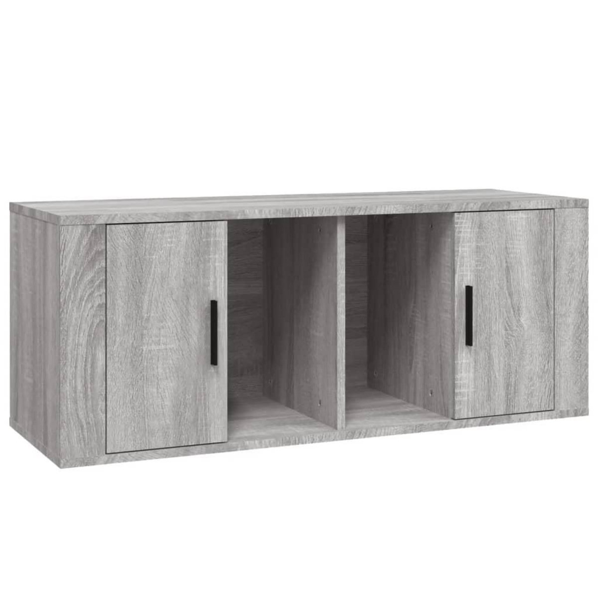 VIDAXL Meuble TV Sonoma gris 100x35x40 cm Bois d'ingenierie