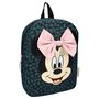 Voir la diapositive 2 : DISNEY Sac maternelle noir Minnie avec n&oelig;ud rose