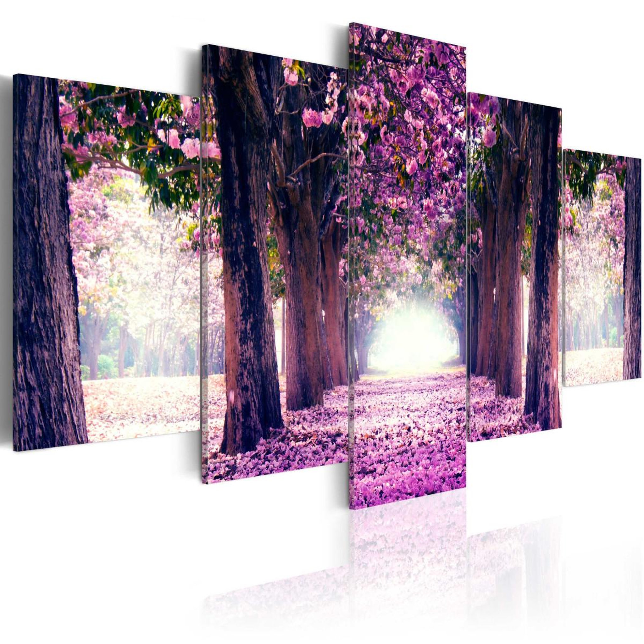 Voir la diapositive 1 : Paris Prix Tableau Imprimé  Avenue Violette