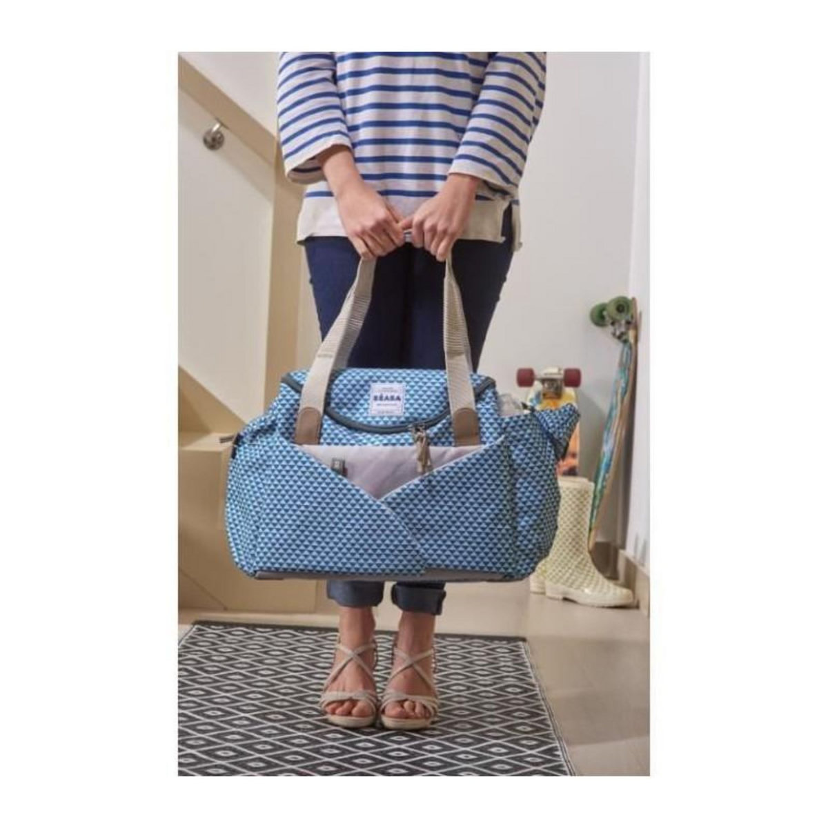 BEABA BEABA Sac a langer Sydney  II PLAY PRINT Blue