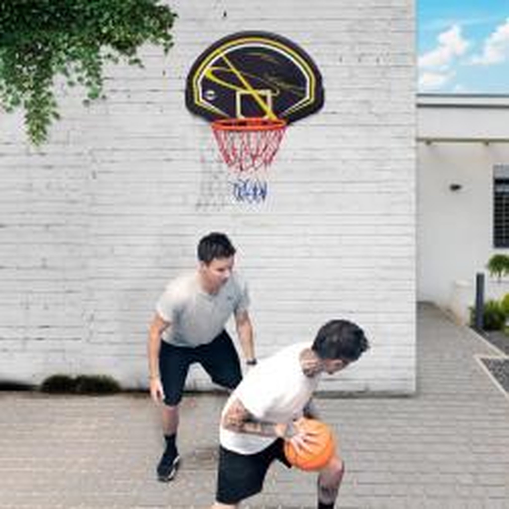 Voir la diapositive 6 : BUMBER Panneau de Basket MEMPHIS - Arceau 38 cm - Usage intérieur/extérieur avec fixation incluses