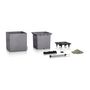 Voir la diapositive 2 : LECHUZA Pot Canto Color 40, gris pierre 7 L 40 cm