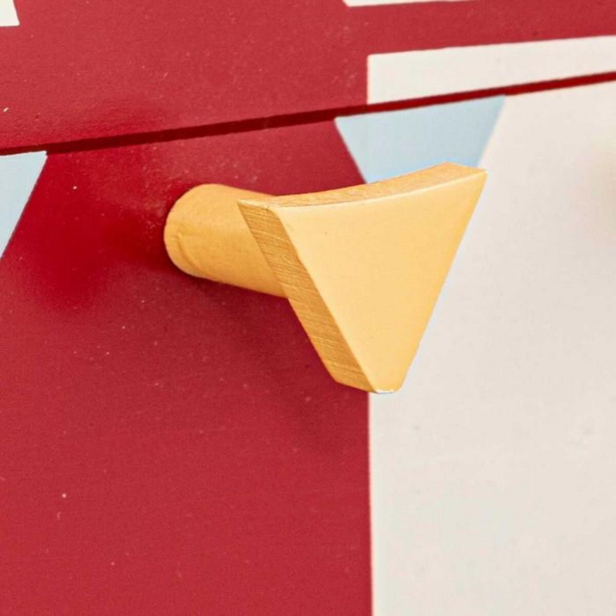 Atmosphera Kids Patère Murale 4 Crochets  Circus  37cm Rouge