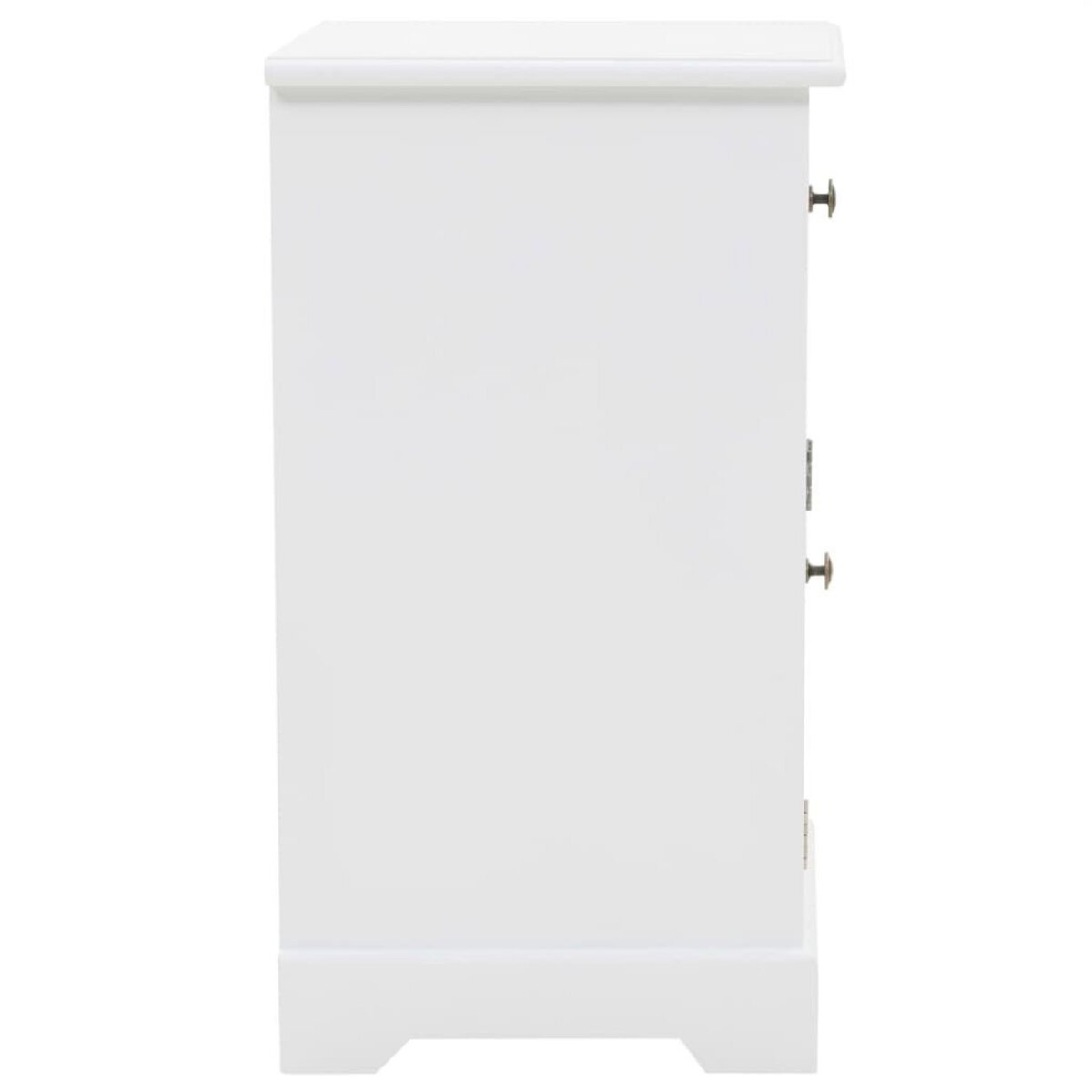 VIDAXL Table de chevet MDF et bois de pin 35x32x59 cm